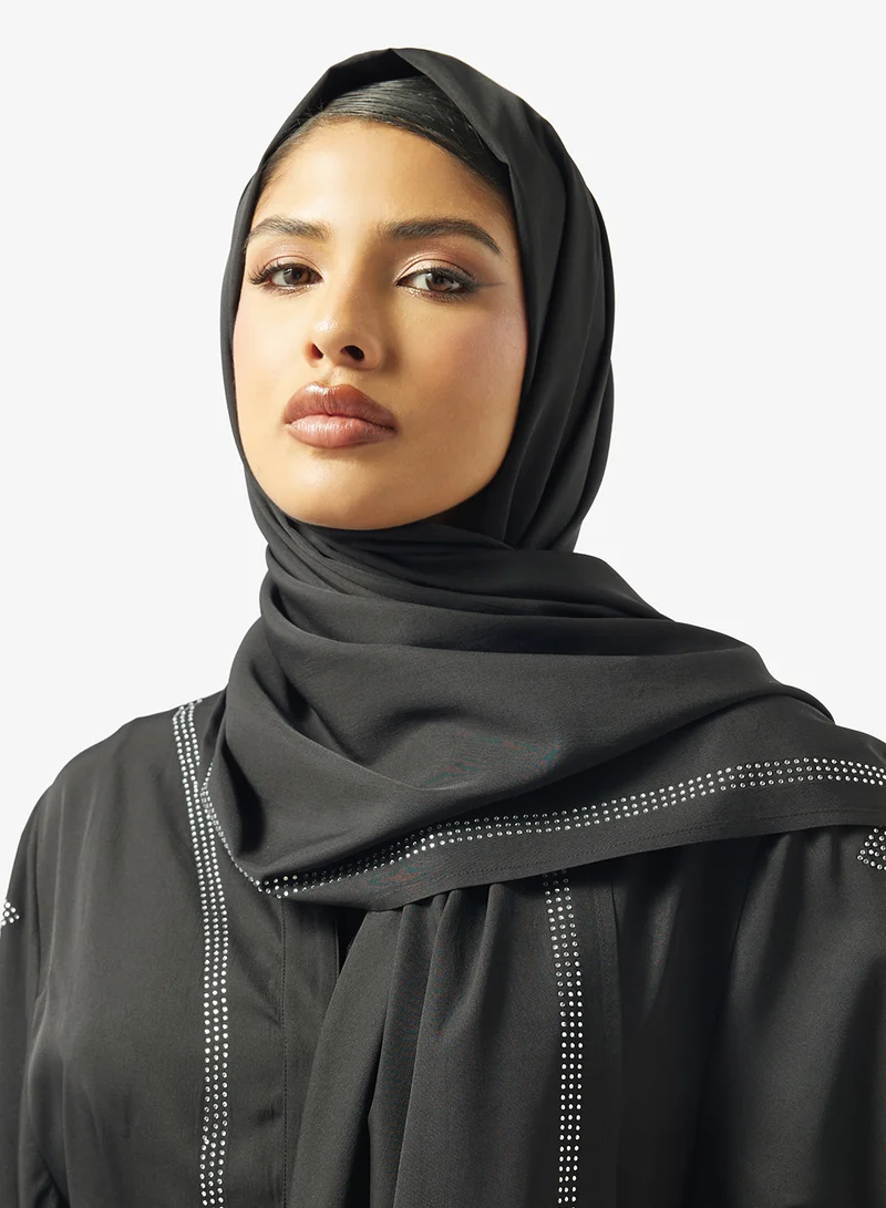 Khizana  Embellished Abaya With Sheila for Women | Best Price UAE